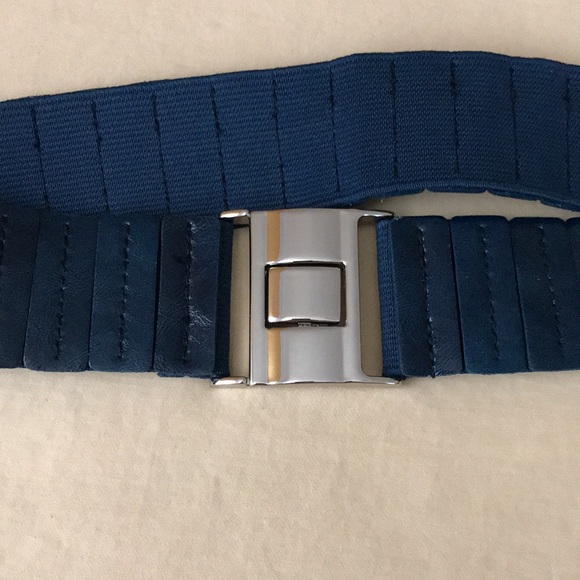 Style & Co Blue Stretchy Belt S - Picture 7 of 10